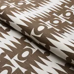 RA fabric BROWN color by Schumacher