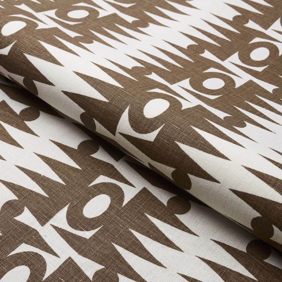 RA fabric BROWN color by Schumacher