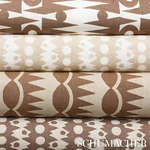 RA fabric BROWN color by Schumacher
