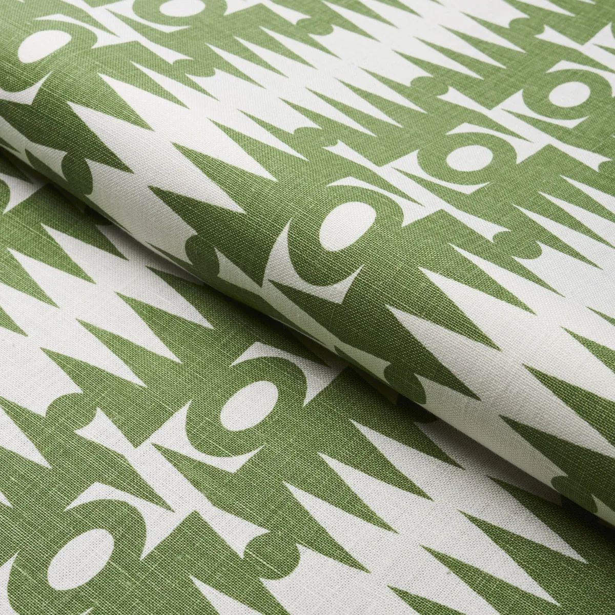 RA fabric GREEN color by Schumacher