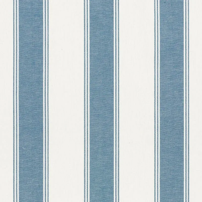 RAFE STRIPE fabric MARINE color by Schumacher