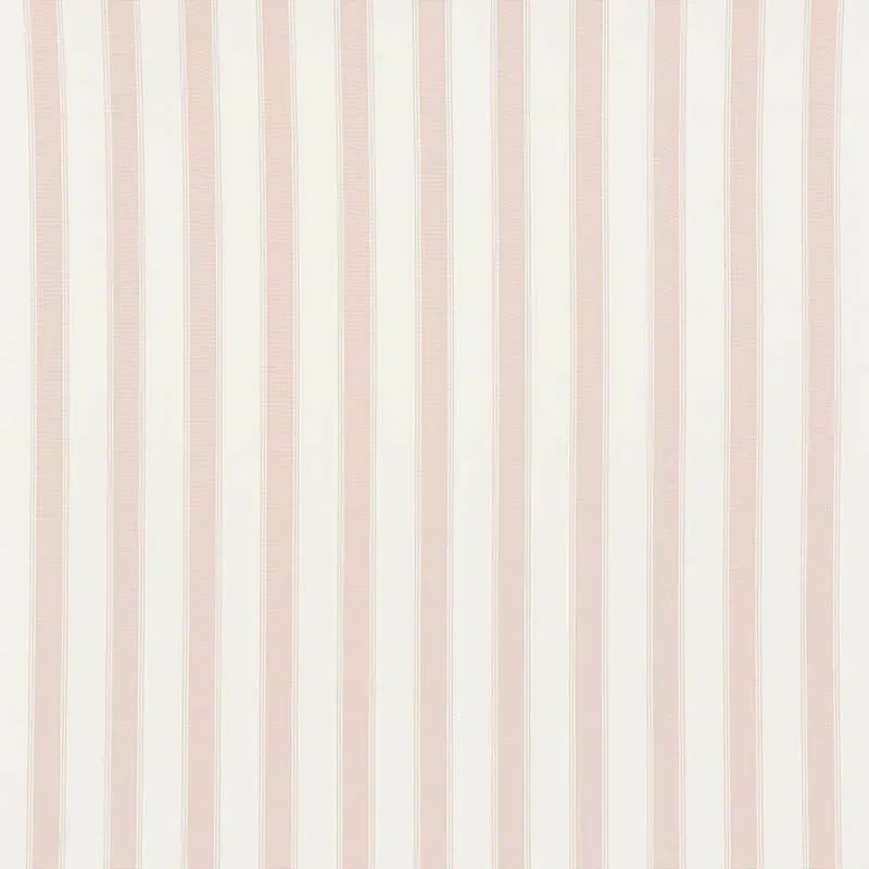 RAFE STRIPE fabric QUIET PINK color by Schumacher