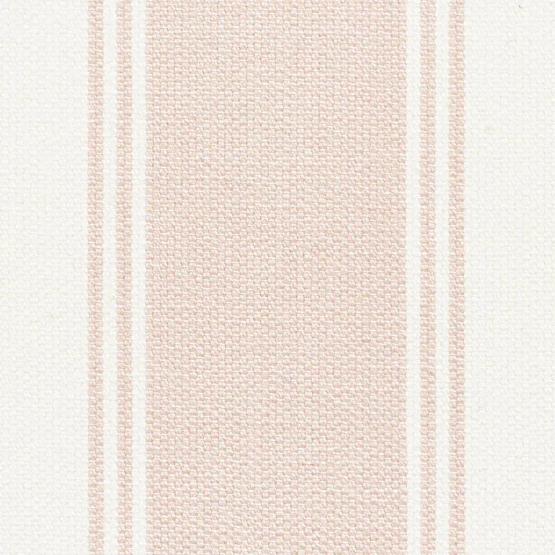 RAFE STRIPE fabric QUIET PINK color by Schumacher