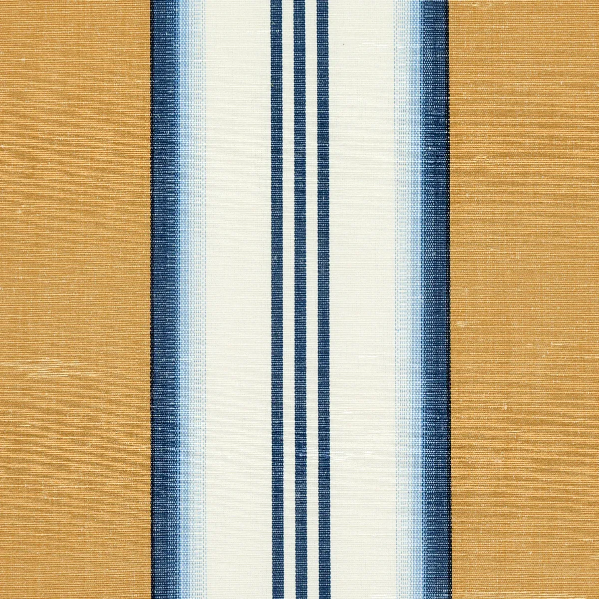 RANDOLPH STRIPE MOIRÉ fabric GOLDSMITH color by Schumacher