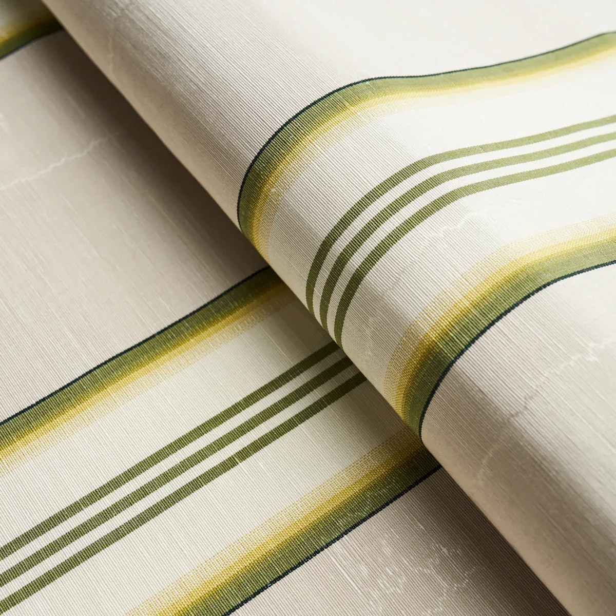 RANDOLPH STRIPE MOIRÉ fabric MAGNOLIA color by Schumacher
