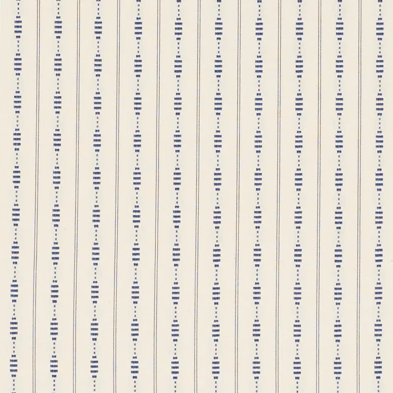RANIA STRIPE fabric NAVY color by Schumacher