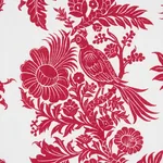 RAVEN WOODS Fabric – RED | Schumacher | Wallpaper Twins RAVEN WOODS fabric RED color by Schumacher