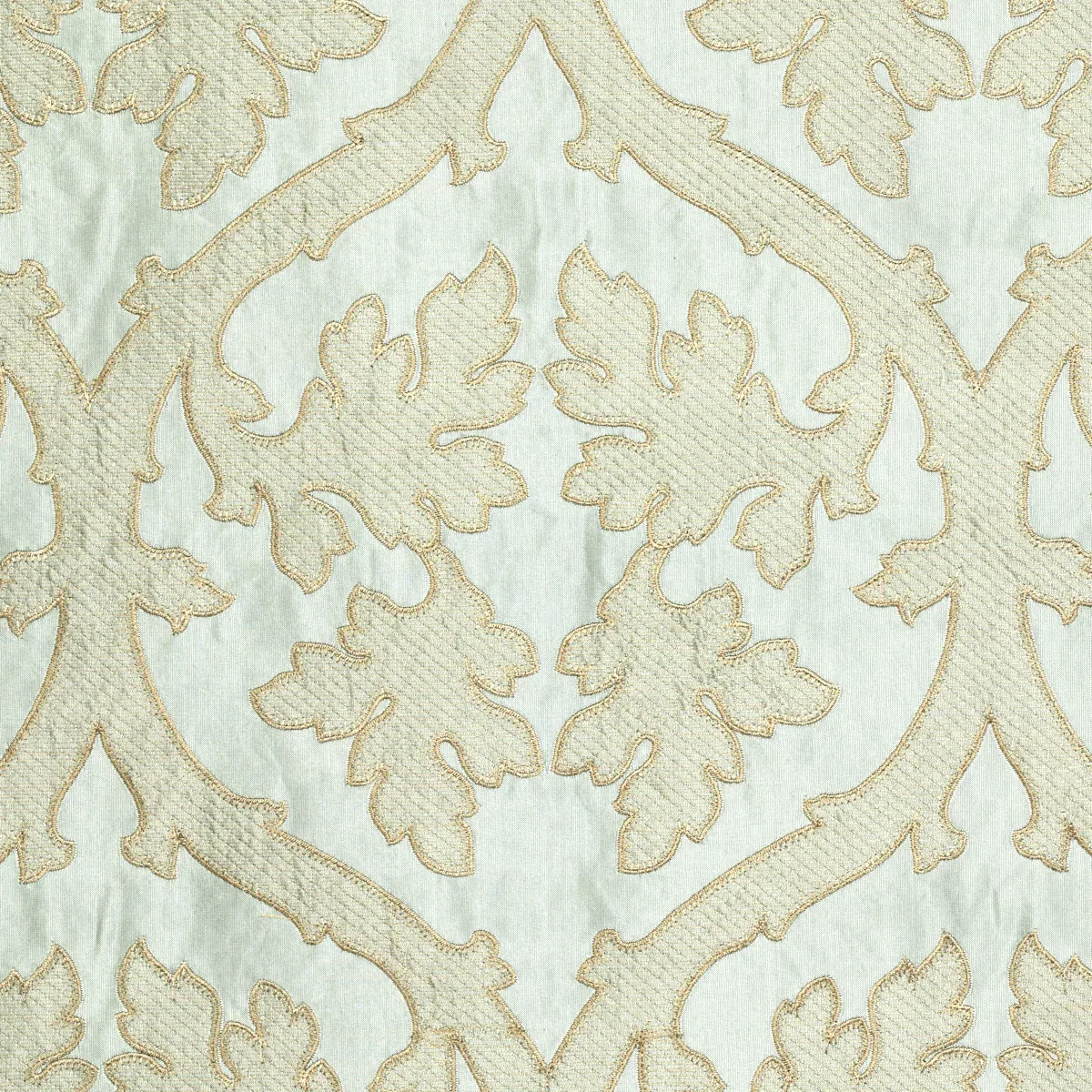 Ravenna Embroidery Fabric – MINERAL | Schumacher | Wallpaper Ravenna Embroidery fabric MINERAL color by Schumacher