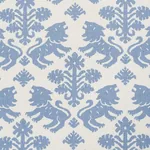 REGALIA Fabric – BLUE | Schumacher | Wallpaper Twins REGALIA fabric BLUE color by Schumacher