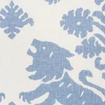 REGALIA Fabric – BLUE | Schumacher | Wallpaper Twins REGALIA fabric BLUE color by Schumacher