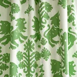 REGALIA Fabric – GREEN | Schumacher | Wallpaper Twins REGALIA fabric GREEN color by Schumacher