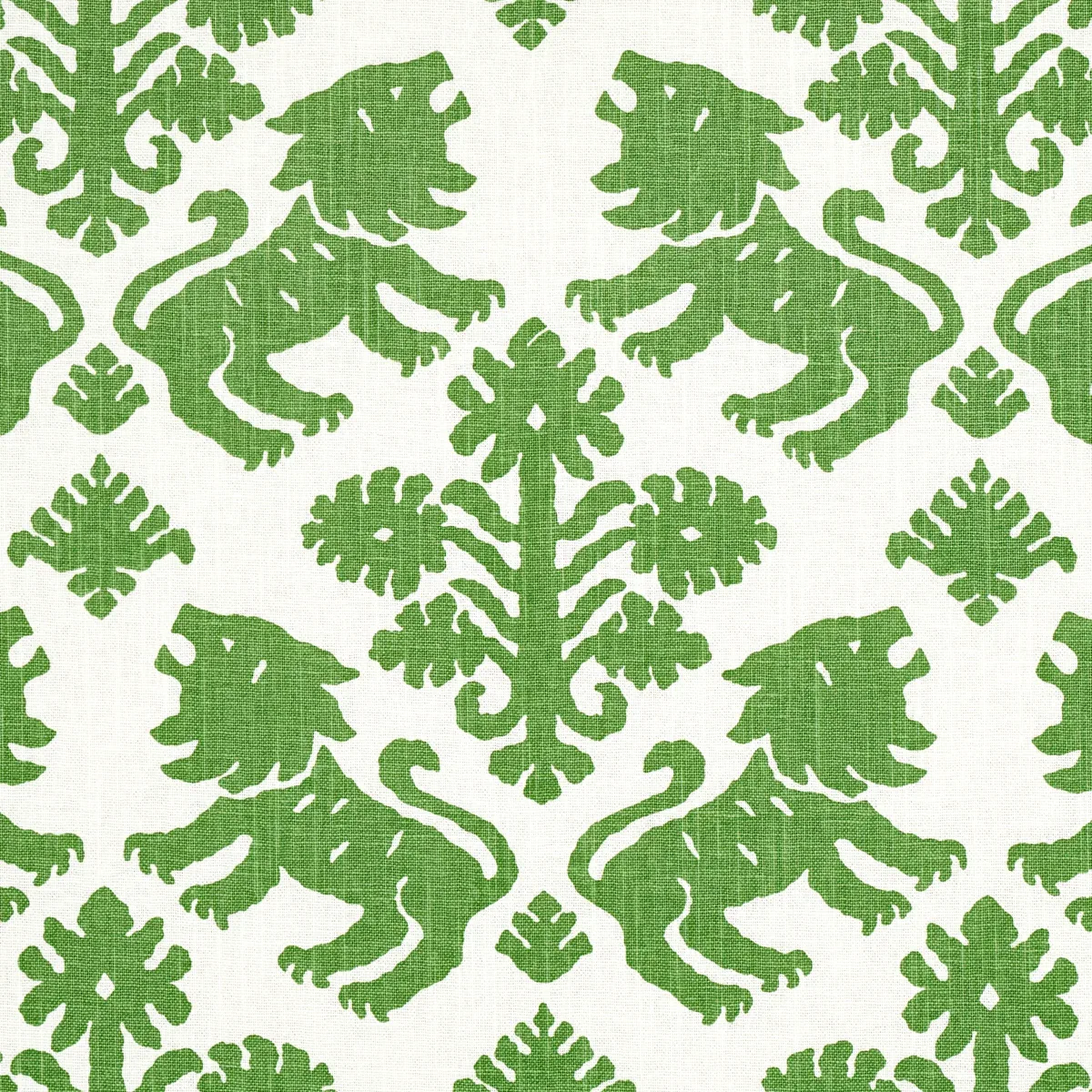 REGALIA fabric GREEN color by Schumacher