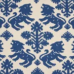 REGALIA fabric NAVY color by Schumacher