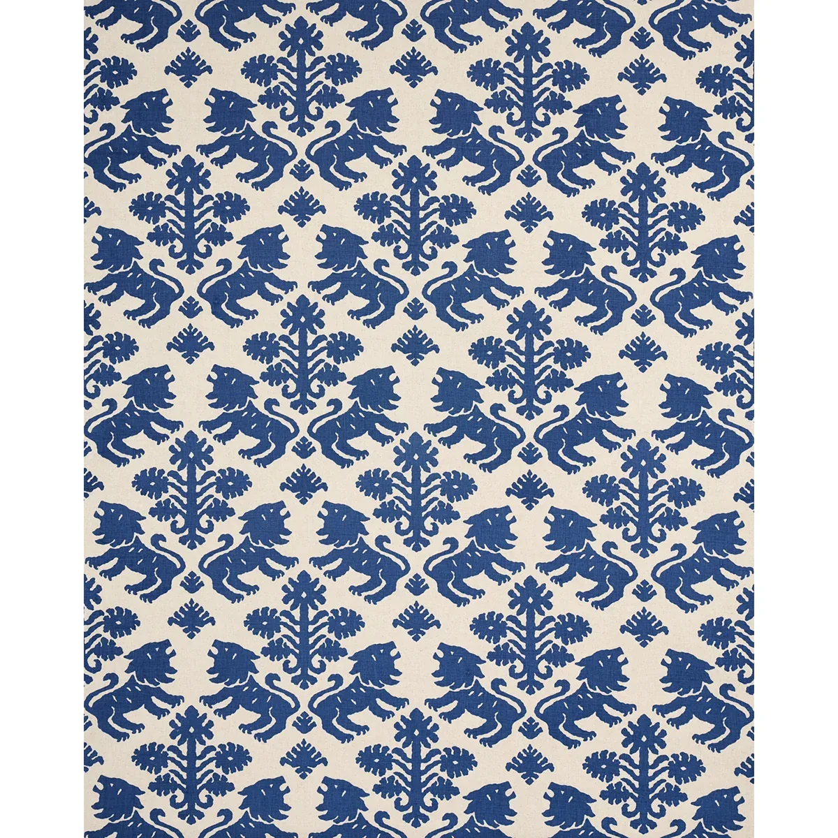 REGALIA fabric NAVY color by Schumacher