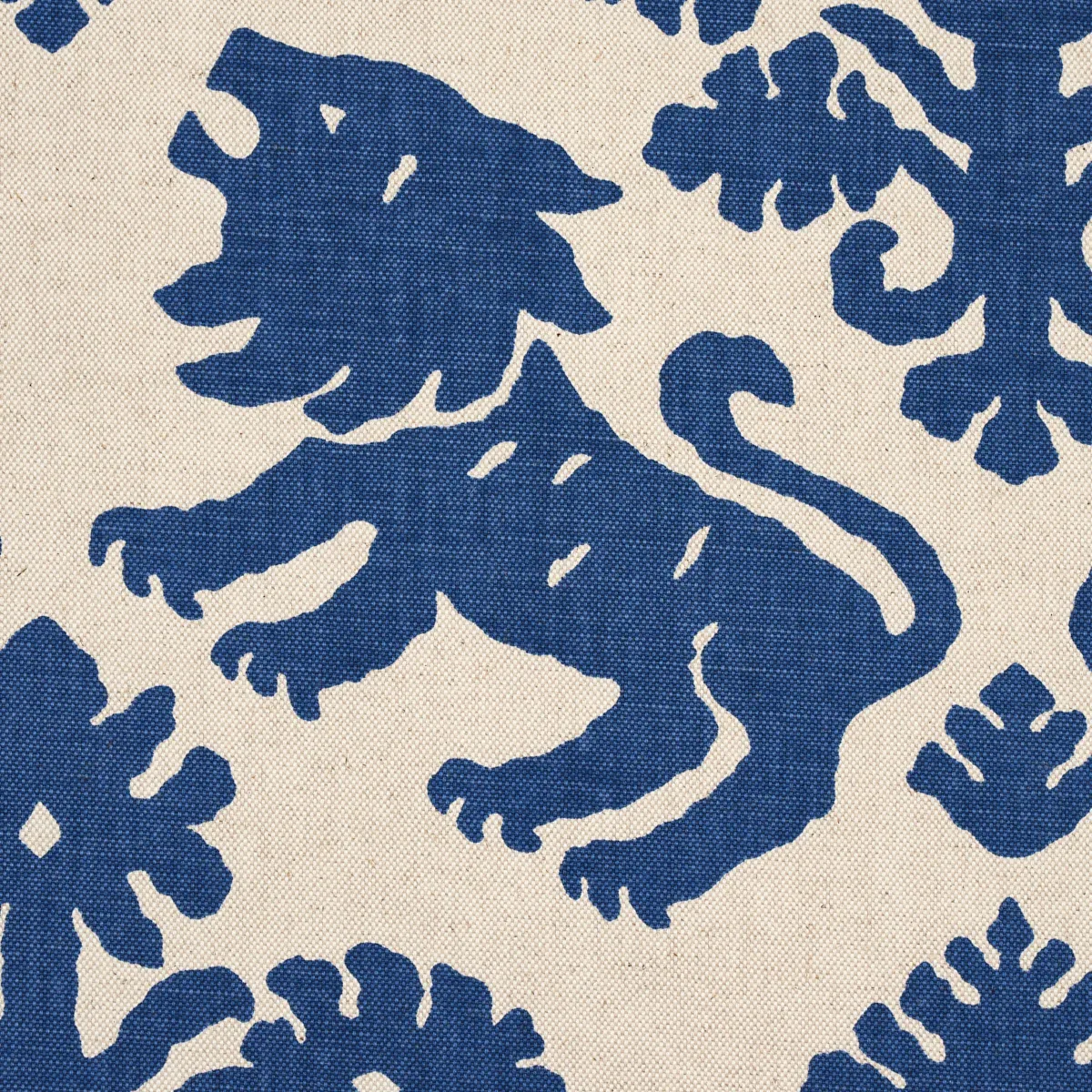 REGALIA fabric NAVY color by Schumacher