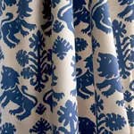REGALIA fabric NAVY color by Schumacher