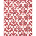 REGALIA Fabric – RED | Schumacher | Wallpaper Twins REGALIA fabric RED color by Schumacher