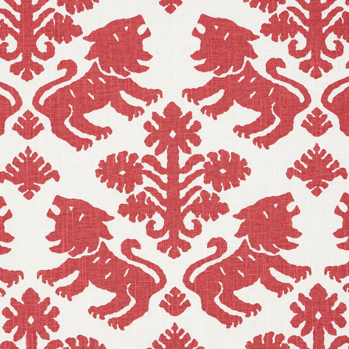 REGALIA fabric RED color by Schumacher