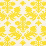 REGALIA Fabric – YELLOW | Schumacher | Wallpaper Twins REGALIA fabric YELLOW color by Schumacher