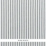 REGATTA LINEN STRIPE SHEER Fabric – LAGOON | Schumacher | Wa REGATTA LINEN STRIPE SHEER fabric LAGOON color by Schumacher