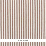 REGATTA LINEN STRIPE SHEER Fabric – SIENNA | Schumacher | Wa REGATTA LINEN STRIPE SHEER fabric SIENNA color by Schumacher