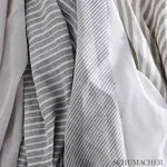 REGATTA LINEN STRIPE SHEER Fabric – STONE | Schumacher | Wal REGATTA LINEN STRIPE SHEER fabric STONE color by Schumacher