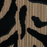 REGINE STRIE VELVET Fabric – EBONY | Schumacher | Wallpaper REGINE STRIE VELVET fabric EBONY color by Schumacher