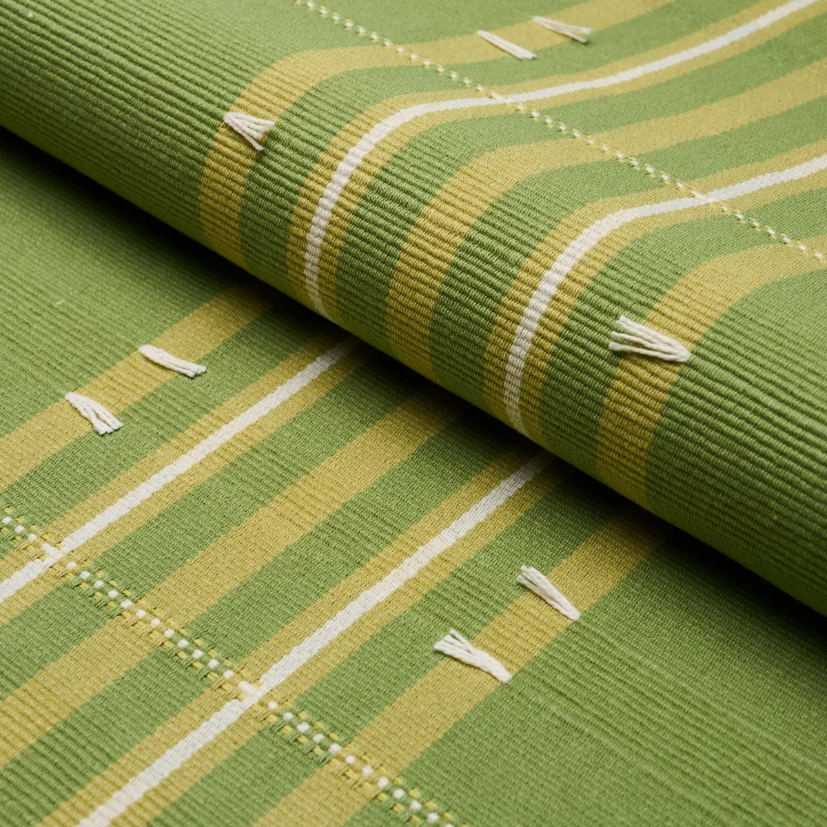 84781 | REMMY HAND WOVEN STRIPE – LEAF