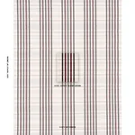 REMMY HAND WOVEN STRIPE fabric NOIR color by Schumacher
