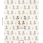 RHINESTONE COWBOY EMBROIDERY fabric NAVY color by Schumacher