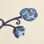 RHINESTONE COWBOY EMBROIDERY fabric NAVY color by Schumacher