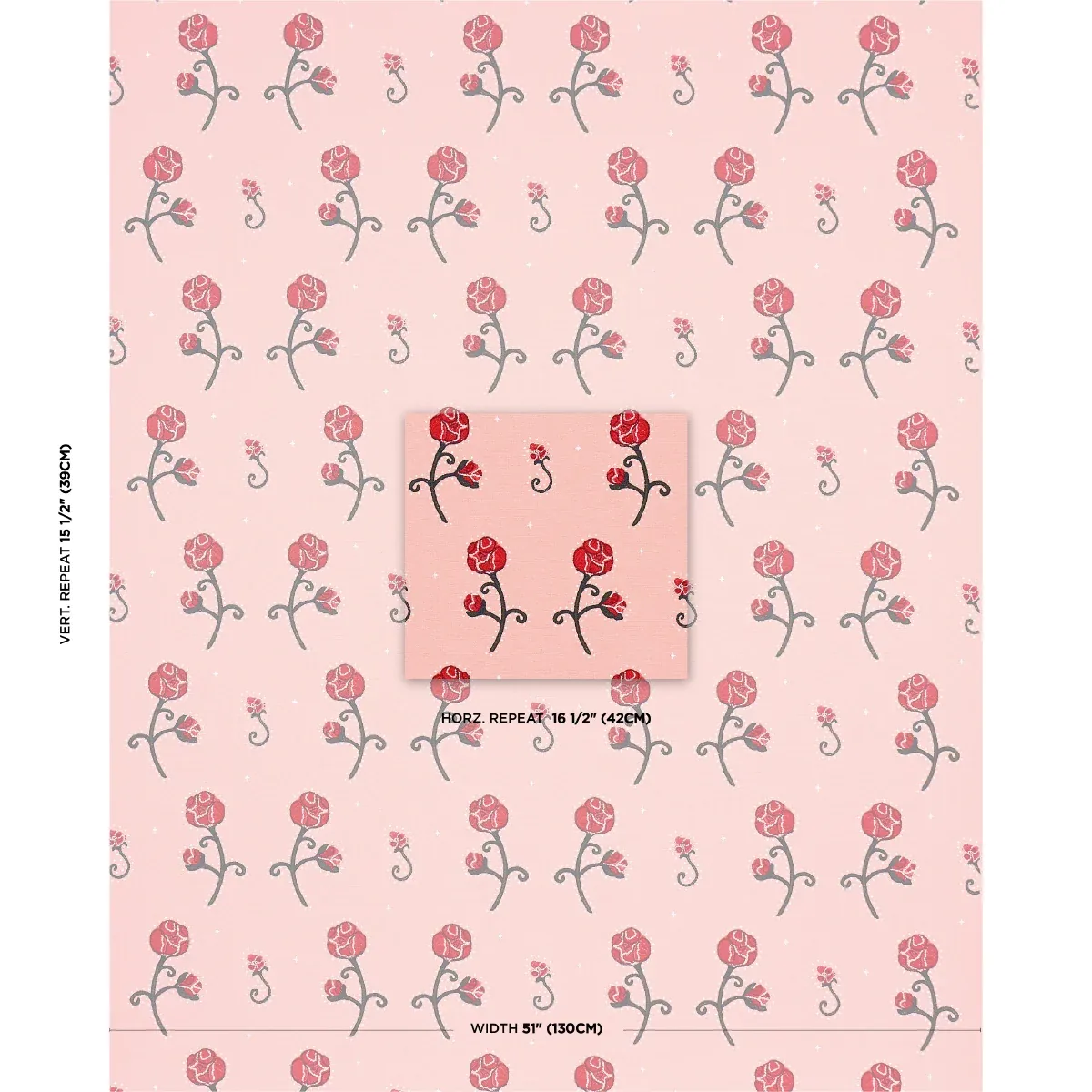 RHINESTONE COWBOY EMBROIDERY Fabric – PINK | Schumacher | Wa RHINESTONE COWBOY EMBROIDERY fabric PINK color by Schumacher