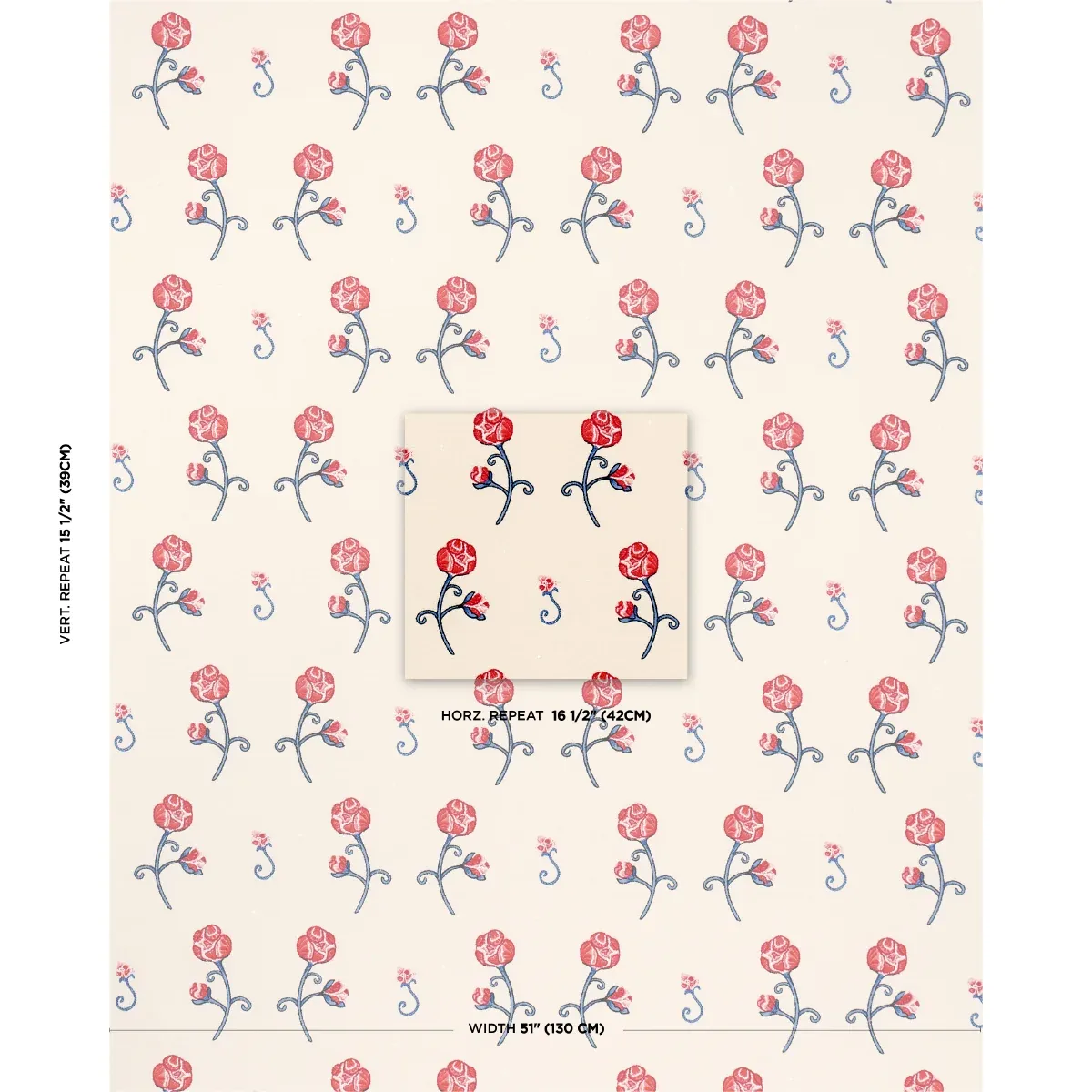RHINESTONE COWBOY EMBROIDERY Fabric – POPPY | Schumacher | W RHINESTONE COWBOY EMBROIDERY fabric POPPY color by Schumacher