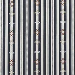 RHODES STRIPE Fabric – BLACK | Schumacher | Wallpaper Twins RHODES STRIPE fabric BLACK color by Schumacher