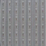 RHODES STRIPE Fabric – BLACK | Schumacher | Wallpaper Twins RHODES STRIPE fabric BLACK color by Schumacher