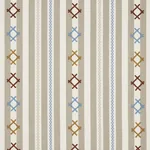 RHODES STRIPE fabric NEUTRAL color by Schumacher