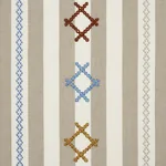 RHODES STRIPE fabric NEUTRAL color by Schumacher