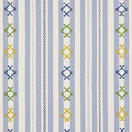 RHODES STRIPE Fabric – SKY | Schumacher | Wallpaper Twins RHODES STRIPE fabric SKY color by Schumacher