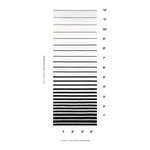 RIBBON APPLIQUÉ PANEL fabric BLACK ON IVORY color by Schumacher