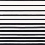 RIBBON APPLIQUÉ PANEL fabric BLACK ON IVORY color by Schumacher