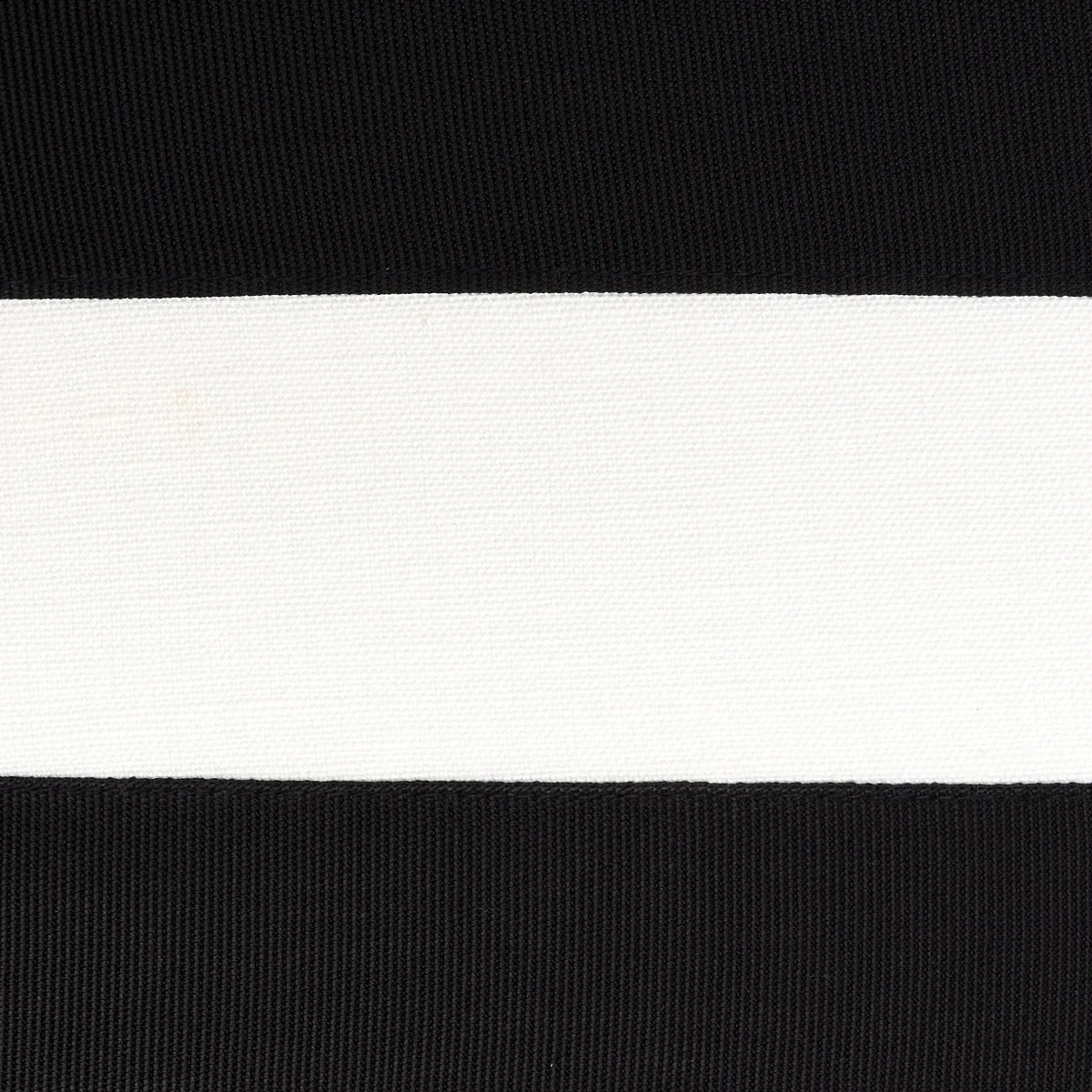 RIBBON APPLIQUÉ PANEL fabric BLACK ON IVORY color by Schumacher