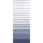 RIBBON APPLIQUÉ PANEL fabric NAVY ON IVORY color by Schumacher