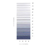 RIBBON APPLIQUÉ PANEL fabric NAVY ON IVORY color by Schumacher