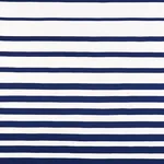 RIBBON APPLIQUÉ PANEL fabric NAVY ON IVORY color by Schumacher