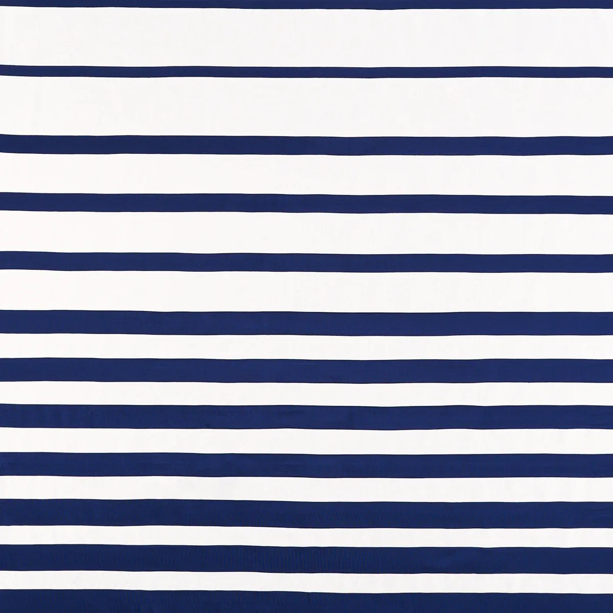 RIBBON APPLIQUÉ PANEL fabric NAVY ON IVORY color by Schumacher