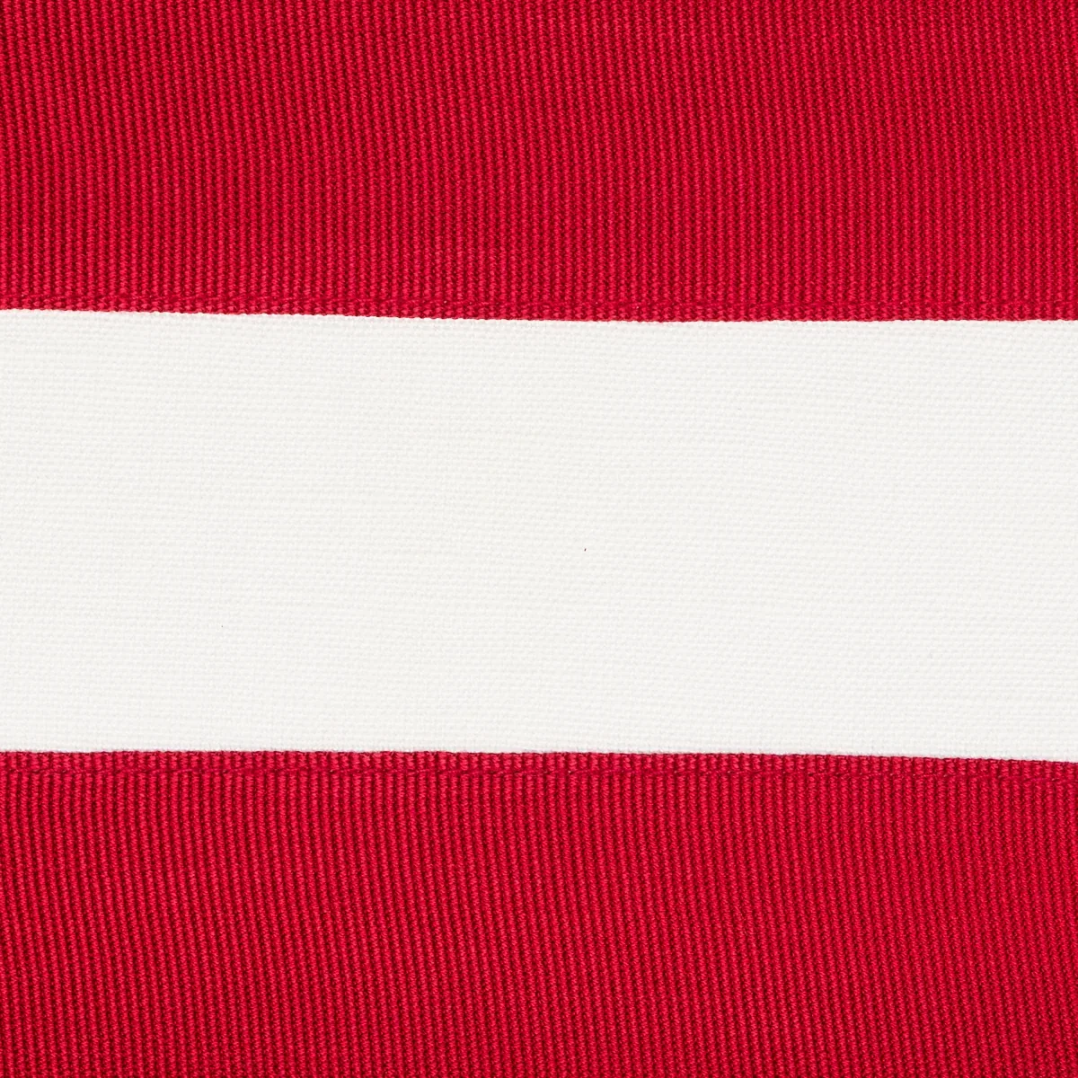 RIBBON APPLIQUÉ PANEL Fabric – RED ON IVORY | Schumacher | W RIBBON APPLIQUÉ PANEL fabric RED ON IVORY color by Schumacher