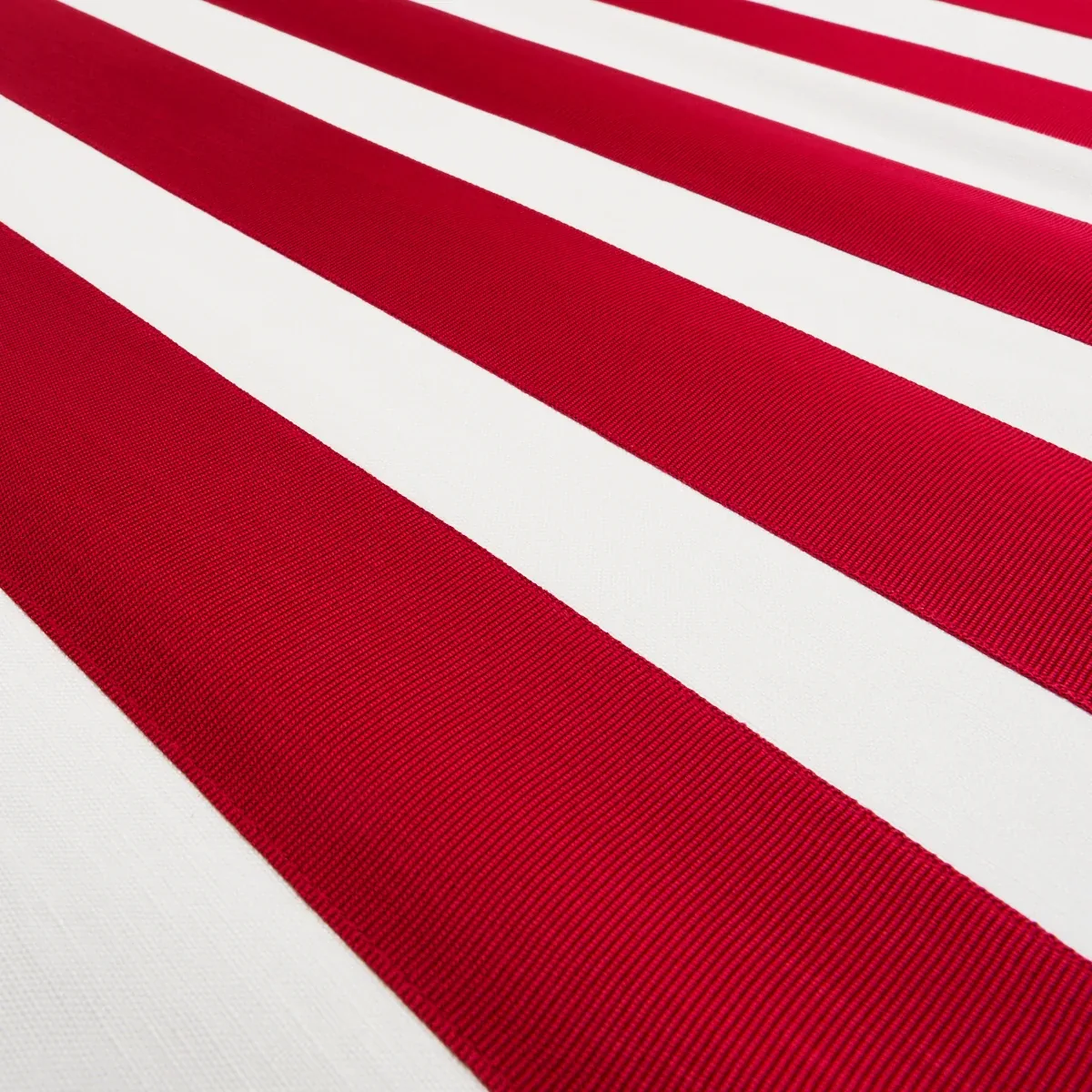 RIBBON APPLIQUÉ PANEL Fabric – RED ON IVORY | Schumacher | W RIBBON APPLIQUÉ PANEL fabric RED ON IVORY color by Schumacher