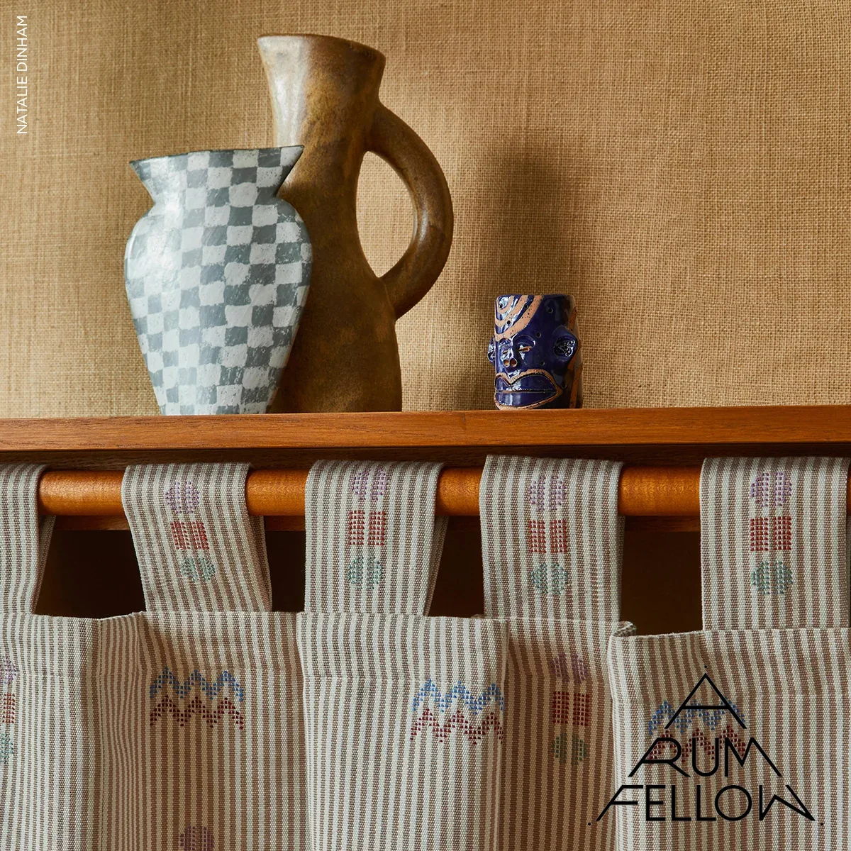RIBBON Fabric – FIESTA | Schumacher | Wallpaper Twins RIBBON fabric FIESTA color by Schumacher