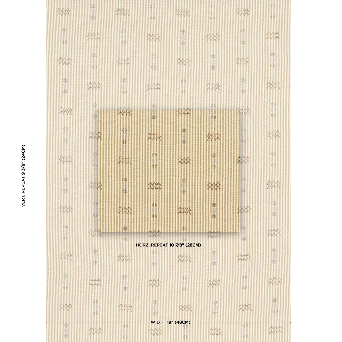 RIBBON Fabric – WHEAT | Schumacher | Wallpaper Twins RIBBON fabric WHEAT color by Schumacher