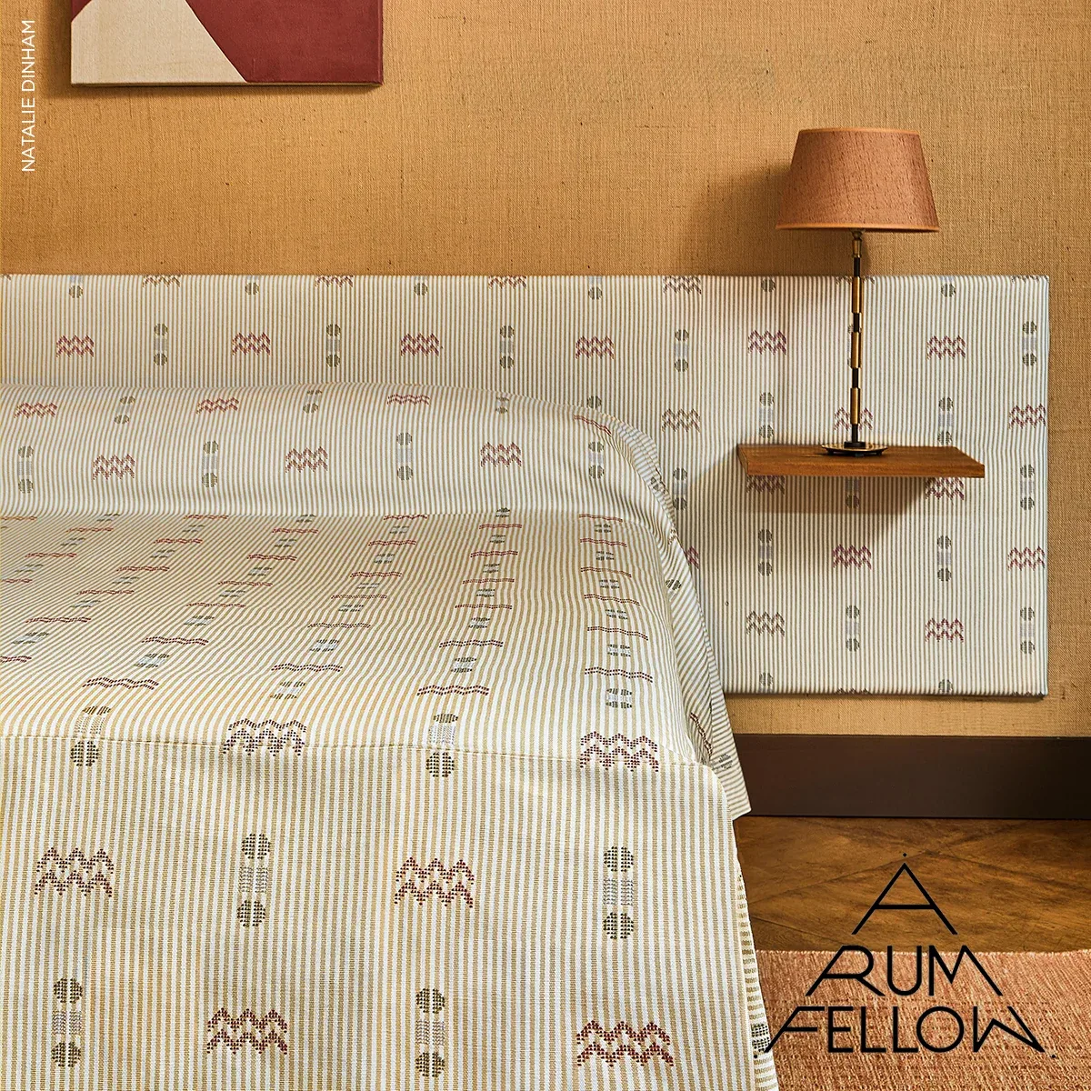 RIBBON Fabric – WHEAT | Schumacher | Wallpaper Twins RIBBON fabric WHEAT color by Schumacher